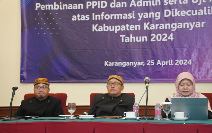 Pj Sekda Karanganyar Dorong PPID Setempat Tingkatkan Pelayanan&nbsp;Informasi