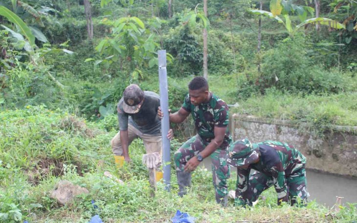 Gravitasi Air Di Lokasi TMMD Reguler Ke-120 Kodim&nbsp;0714/Salatiga