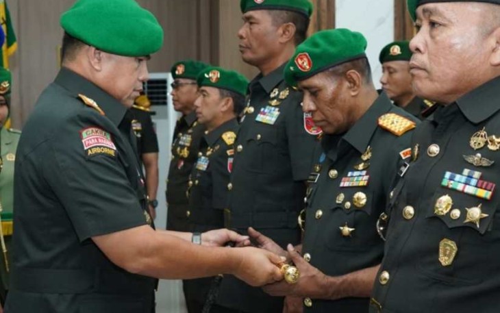 Pangdam XVI/Pattimura Lantik Brigjen TNI Antoninho Rangel Da Silva Jabat Danrem 151/Binaiya