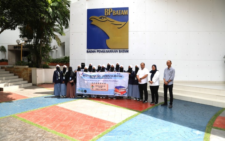 Humas BP Batam Terima Kunjungan Tim Ekskul Jurnalistik SMA IT Imam Syafi’i