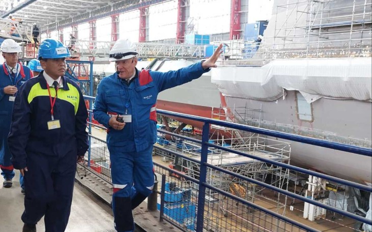 Bangun Kekuatan Matra Laut, Kasal Tinjau Galangan Kapal Naval Group&nbsp;Prancis