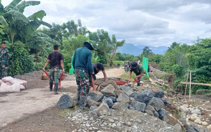 Satgas TMMD ke 120 TA. 2024 Kodim 1403/Palopo Selesaikan Irigasi Sesuai Target