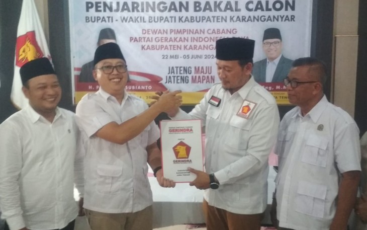 Diusung Internal Partai Gerindra sebagai Bacabup Karanganyar, Ini Visi Misi Adhe Eliana 