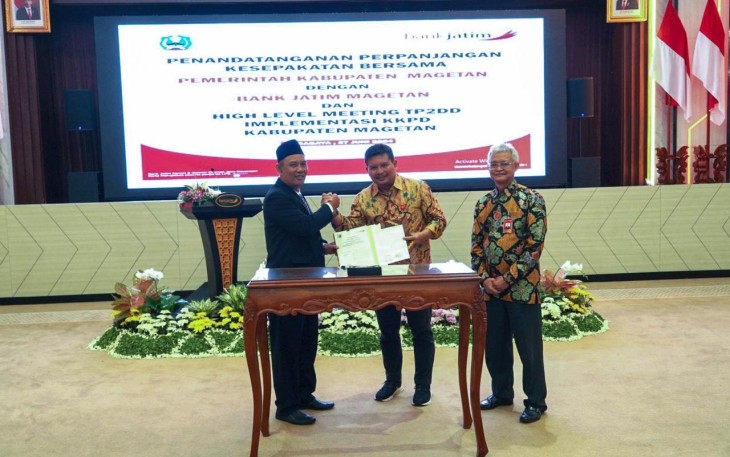 Bank Jatim dan Pemkab Magetan Dorong Elektronifikasi Pengelolaan Keuangan&nbsp;Daerah