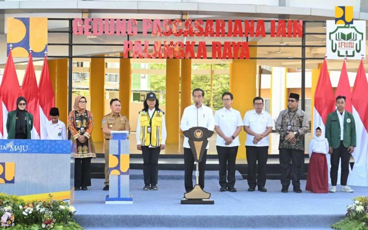 Presiden Jokowi Resmikan Pembangunan, Rehabilitasi dan Renovasi Sarpas Pendidikan di Kalteng