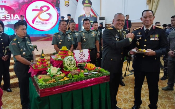 Danrem 041/Gamas Hadiri HUT Bhayangkara Ke-78 dan Syukuran Tahun&nbsp;2024