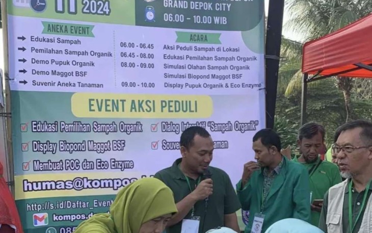 Komunitas Petani Depok Sejahtera Ajak Masyarakat Pilah Sampah&nbsp;Organik