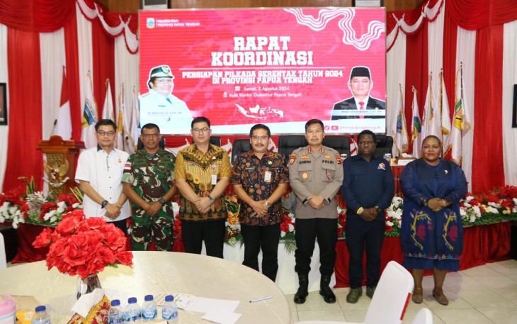 Plh Dirjen Polpum Kemendagri Tekankan Pentingnya Sinergisitas Sukseskan Pilkada Serentak 2024 di Papua Tengah