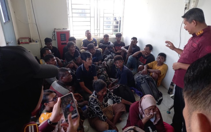 Operasi Gabungan Timpora Sumut Gagalkan Keberangkatan 22 Orang PMI Non-Prosedural ke Malaysia di Perairan Sumatera&nbsp;Utara