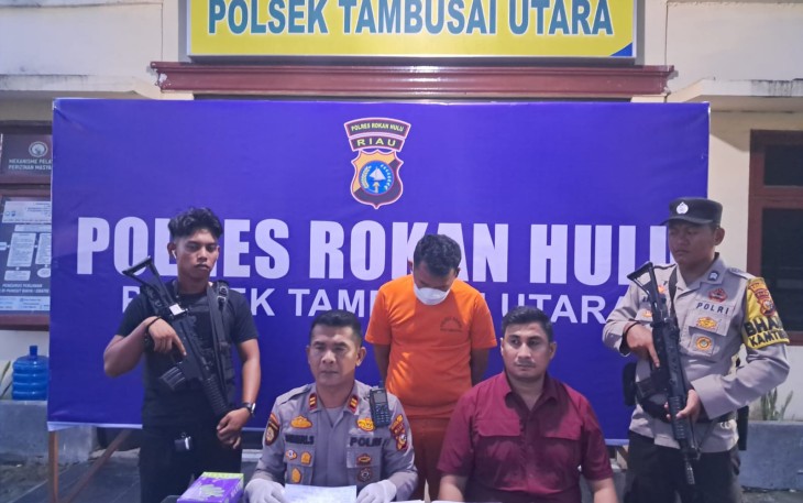 Sodomi Anak Laki-laki Dibawwah Umur, Oknum Pendeta Ditahan Personil Polsek Tambusai Utara 