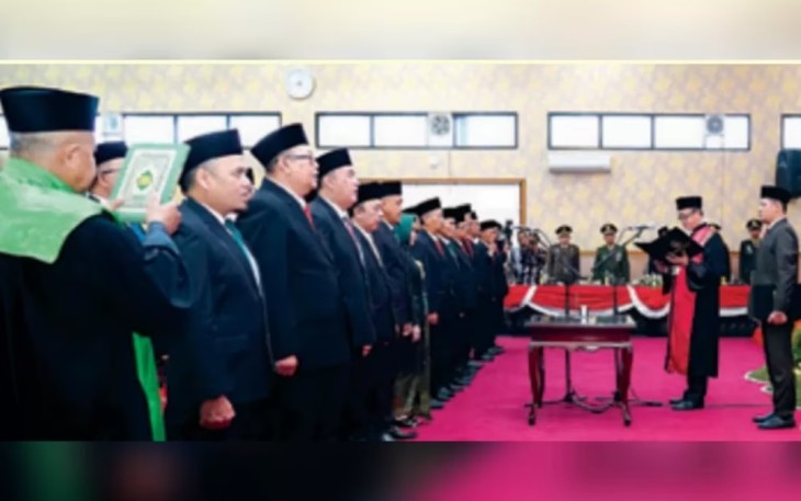 Sebanyak 25 Anggota DPRD Terpilih Kota Blitar Periode 2024-2029 Resmi Dilantik