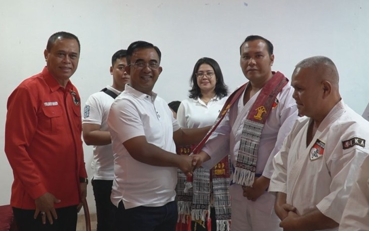 Lepas Kontingen Kempo, Kakanwil : Berikan yang Terbaik dan Harumkan Nama&nbsp;Sumut