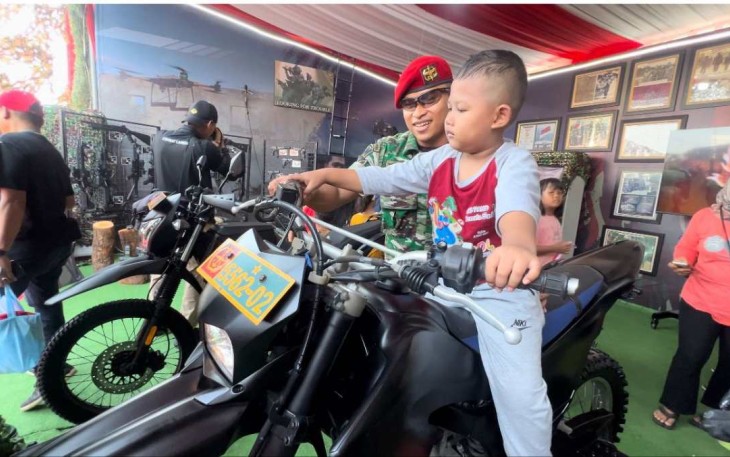 Stand Kopassus Idola Pengunjung Matra Fair 2024